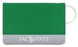 California State University, Sacramento - Leather ID Holder - Green