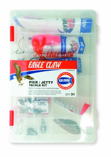 Eagle claw pier and jetty ready to fish tackle kit