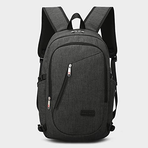 Vinteen New Men Ms Backpack Korean Version Street Trend Simple Travel Bag Multifunction Leisure Double Shoulder Package USB Charging Laptop Bag Business Bag Suitcases