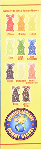 World's Largest Gummy Bear, Approx 5-pounds Giant Gummy Bear - Orange