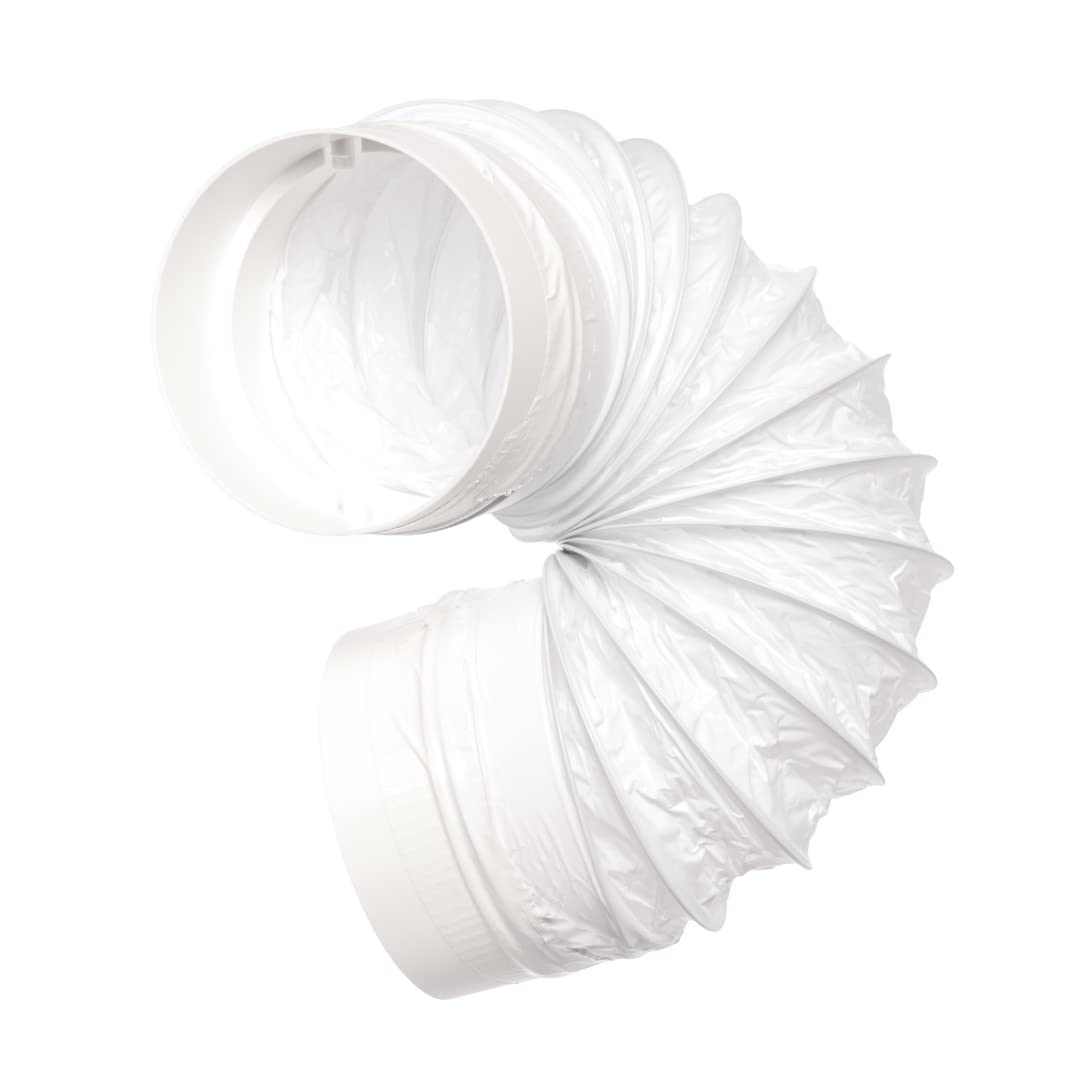 100mm / 4 Inch Flexible Duct Connector - Round PVC Ducting - Ventilation Pipe, Hose, Tube