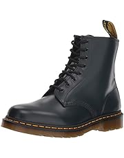 Dr. Martens Womens 1460 W Black Nappa 8 Eye Boot