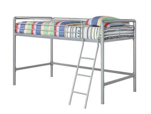 Dhp junior loft bed frame with ladder, multifunctional …