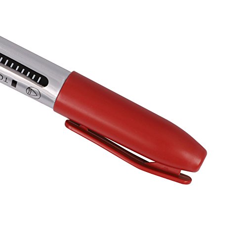 10 Count Permanent Markers Thick Point Resists Fading and Water Permanent Marker Pens Black Red Marker for Glass Metal Plastic Wood Paper