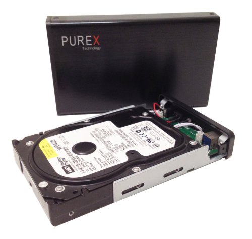 PUREX Technology USB3.0 to 3.5" External SATA HDD Enclosure- PXE-U3PD/B