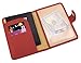 ZOPPEN Passport Holder Women, Passport Cover Travel Wallet Rfid Blocking Passport Wallet Cover Case Travel Essentials Document Organizer, Scarlet Red
