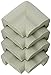 KidKusion Jumbo Corner Cushion | Made in USA | Taupe | 4 Pack | Furniture and Corner Protector