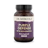 Dr. Mercola Purple Defense Capsules - Premium Water Soluble Antioxidant - 50 mg Resveratrol Per Capsule - ORAC Value 3,500 - 90 Capsules