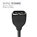Fitbit Surge Charger, MoKo Replacement USB Data Sync Charger Charging Cable Cord for Fitbit Surgee Fitness Smartwatch, BLACK