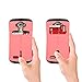 LG G4, Cellto Minimalist Hybrid High Impact [Dual Layer] Card Holder Wallet CaseNEW Slim Protective Cover (2015) - Pink