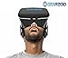 Gearzoid VR 360 Virtual Reality Google Cardboard Viewing Glasses-VR Headset Compatible with 4-6 inch Android Windows & IOS Smartphones-Iphone/4/5/6 Samsung Galaxy S 4/5/6/7 Edge Moto Nexus HTC LG