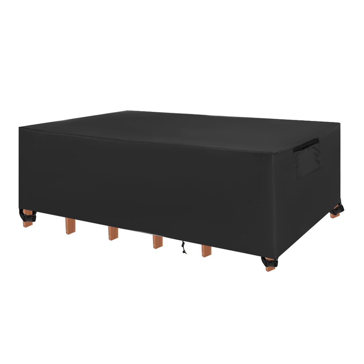 ZONADAH Patio Table Chair Cover 83.8x52x29Inch Waterproof Outdoor Furniture Cover Rectangular Patio Furniture Set for Garden Lawn and Backyard