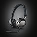 Philips F1/27 Fidelio Premium Lightweight Travel Headphones with Mic, Black