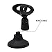 Desktop Microphone Holder, eBerry Detachable Tabletop Microphone Stand Holder with Mic Clip and Round Base for Podcasts, Online Chat, Conferences, Lectures, and More