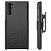 Galaxy Note 10 Case Holster, Oleaders Full Body Belt Clip Holster Shockproof with Kickstand Back Cover Thin Protective Case for Galaxy Note 10 - Black