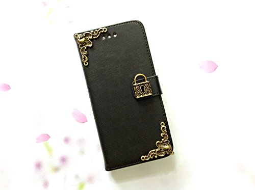 Lock Phone Leather Wallet Case for iPhone 8 7 6 6s X Xs Xr 11 12 Pro Max Samsung S8 S9 S10 S20 S21 Ultra Note 20 8 9 10 Plus Mn0002
