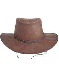 American Hat Makers Crusher by American Outback Leather Hat