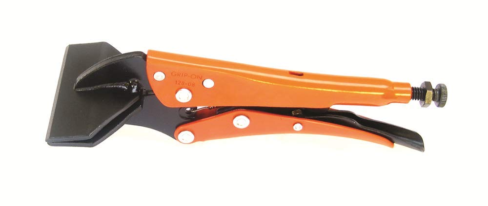 Grip-On 128-08-489 Jaw,Orange/Black,8"