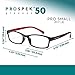 Prospek Blue Light Glasses Reading for Men and Women, Computer Glasses, Blue Light Protection, Clear Lens, SMALL SIZE