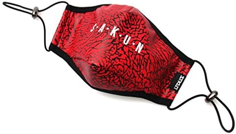 Sakun K-POP A-UNDER ELEPHANT MASK Adjustable Mouth Mask (Red)