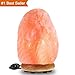 Himalayan Glow Natural Pink Salt LED Light Bulb, Warm Amber Glow - 60 Watt Equivalent light Bulb, Dimmable, E26 Edison light bulb for Homes, Decor, Offices