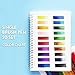 Brush Pens Set - 20 Colors - Soft Real Brush Tip Marker Pens, Durable, Premium Grade Markers - Create Watercolor Effects - Ideal for Adult Coloring Books, Manga, Comic, Calligraphy - MozArt Supplies