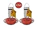 Pack of 2 Best-1 Glass Hummingbird Feeders, 8 oz.
