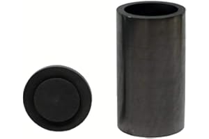 FY-STORE Gold Silver Copper Smelting Graphite Crucible Cup with Lid Lab Supply (45X80MM)
