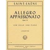 Saint-Saens Camille Allegro Appassionato Op43. For Cello and Piano. by Leonard Rose. International