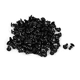 uxcell Panel 3mm Bottom Dia Nylon Push Clips