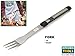 Heavy Duty BBQ Grilling Essentials | Kitchen Tools Bundle: Fork, Tongs, Spatula, Carrying Bag, FREE Bonus Mat. Extra Long Stainless Steel Handles | Easy Clean Up At Home or Camping | Gift Box for Men