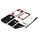 Galaxy S5 Case,3C-Aone Gorilla Glass Luxury Aluminum Alloy Protective Metal Extreme Shockproof Military Bumper Heavy Duty Cover Shell Case Skin Protector for Samsung Galaxy S5 (Black)