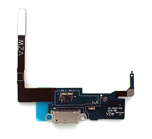 SBOS® Samsung Galaxy Note 3 N900V - Verizon Charging Port Flex Cable Dock Connector USB Port With Mic Microphone Flex Cable Repair Part N900V