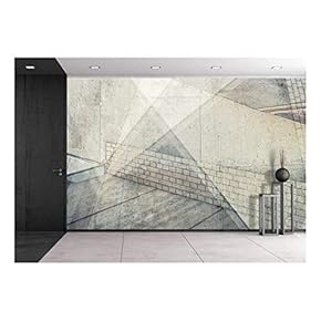 Abstract Multi Exposure Background. Architectural Details. - Removable Wall Mural | Self-Adhesive Large Wallpaper - 66x96 inches