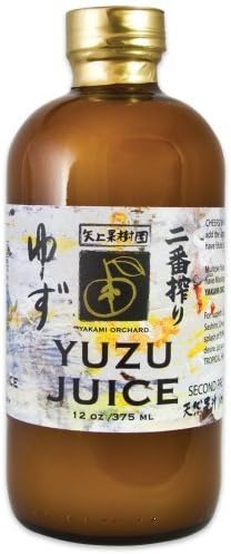 Yakami Orchard 100 % Pure Japanese Yuzu Juice 12 oz. / 375 ml by Yakami Orchard