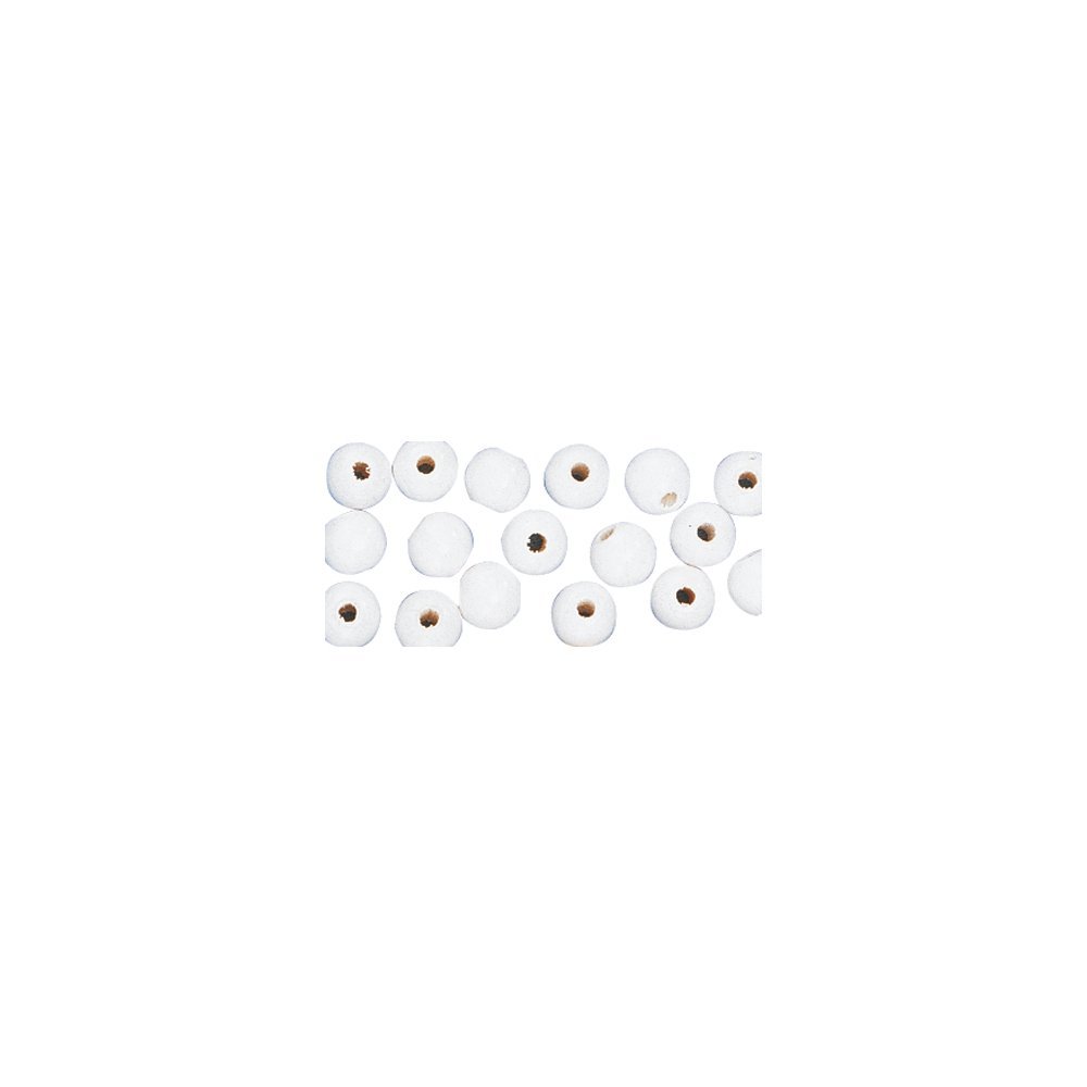 Rayher Hobby 1250402 Wooden Beads FSC 100% Polished Diameter 12 mm Pack of 32 White — image 1