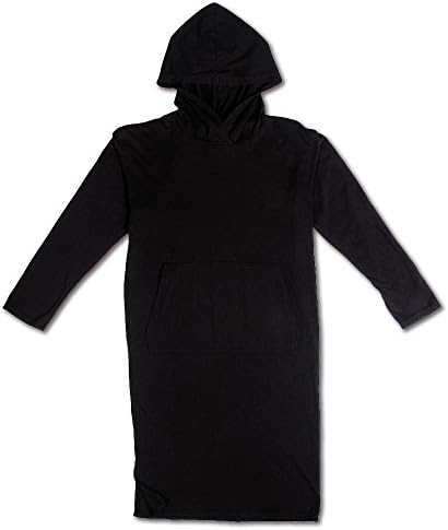 MIMOBEE Hoodie Dress - Black