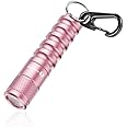 LUMINTOP EDC01 Pink Keychain Flashlight 120 Lumen AAA Flashlight 32 Hours Long Lasting IPX-8 Waterproof EDC Light for Everday