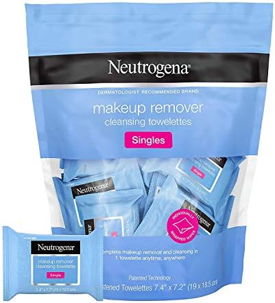 neutrogena makeup remover cleansing towelettes singles