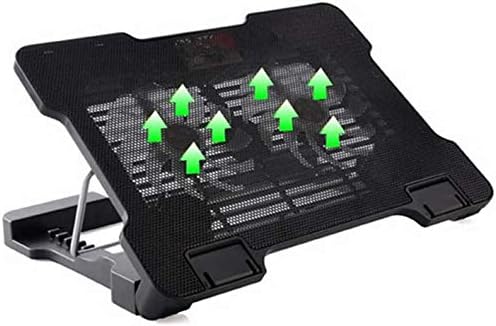 FEPDW Computer Cooling Rack Laptop Cooling Dual Fan Blu-ray with Governor Mute Radiator Base Dual USB Computer Cooling Pads Notebook Stand