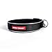 EzyDog Neo Waterproof Dog Collar - Reflective Trim for Nighttime Safety - Adjustable Neoprene Collar with Padding for Superior Comfort - Quick Release Buckle and Built-in ID Clip (Large, Black)