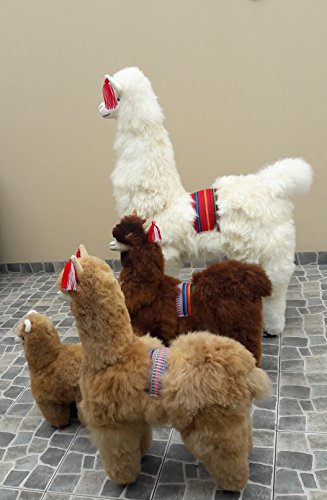 Alpacaandmore Kuscheltier Plüschtier Felltier Alpaka Gruppe peruanisches Alpakafell – Bild 4