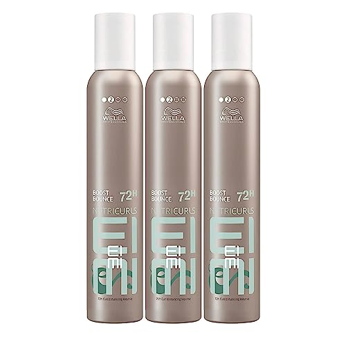 Wella EIMI Boost Bounce 3 x 300 ml Locken-Mousse Volume Schaumfestiger Styling Professionals by Wella