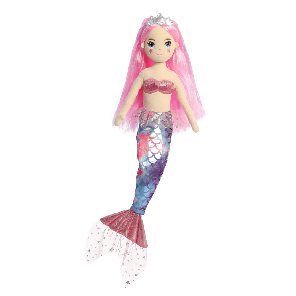 Aurora, 33349, Sea Sparkles Star Mermaid, 18In, Soft Toy, Pink