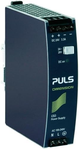PULS DIN Rail Power Supply Dimension CS3.241 28 V/DC 3.3 A 80 W 1 x