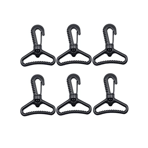Baitoo Plastic Snap Hooks Swivel Snaphook Push Gate Clip Rotary Snaphook Rotate Claw Snap Clip Buckle Clasp Hooks for Strap