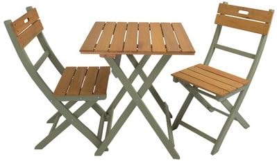 Florenity 2 Seater Bistro Set - Exclusive design pieces made from FSC 100% timber. The dining and seating combinations have been created for peace and relaxation. (Teak)