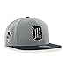 MLB Detroit Tigers Sure Shot Two Tone Captain Adjustable Snapback Hat, Gray, One Size