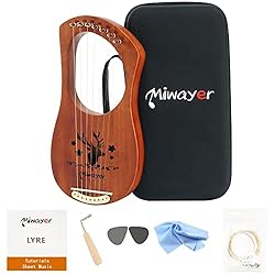Miwayer Lyre Harp 7, 10, 16, 19, 21 Strings Musical