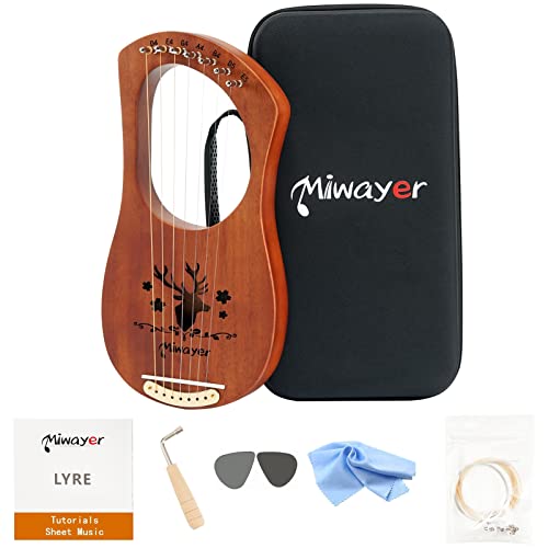 Miwayer Lyre Harp 7, 10, 16, 19, 21 Strings Musical